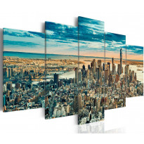 Canvas-taulu Artgeist NY: Dream City, eri kokoja