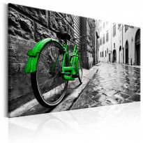 Canvas-taulu Artgeist Vintage Green Bike, eri kokoja
