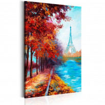 Canvas-taulu Artgeist Autumnal Paris, eri kokoja
