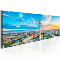 Canvas-taulu Artgeist Berliner Fernsehturm - Germany, eri kokoja