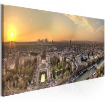 Canvas-taulu Artgeist View from Eiffel Tower, 1-osainen, kapea, eri kokoja
