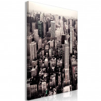 Canvas-taulu Artgeist Manhattan In Sepia, 1-osainen, pystysuuntainen, eri kokoja