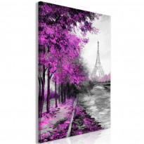 Canvas-taulu Artgeist Paris Channel Pink, 1-osainen, pystysuuntainen, eri kokoja