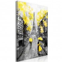 Canvas-taulu Artgeist Paris Rendez-Vous Yellow, 1-osainen, pystysuuntainen, eri kokoja