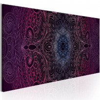Canvas-taulu Artgeist Purple Mandala, eri kokoja