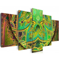 Canvas-taulu Artgeist Mandala: Green Energy, eri kokoja