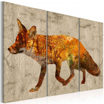Canvas-taulu Artgeist Fox in The Wood, eri kokoja