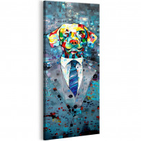 Canvas-taulu Artgeist Dog in a Suit II, eri kokoja