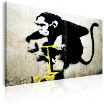 Canvas-taulu Artgeist Monkey Detonator by Banksy, eri kokoja