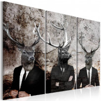 Canvas-taulu Artgeist Deer in Suits I, eri kokoja