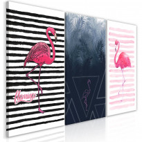 Canvas-taulu Artgeist Flamingos Collection, eri kokoja