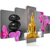 Canvas-taulu Artgeist Zen: golden Buddha, eri kokoja