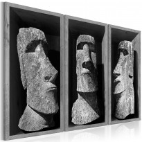 Canvas-taulu Artgeist The Mystery of Easter Island, eri kokoja