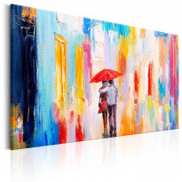 Canvas-taulu Artgeist Under the Love Umbrella, eri kokoja