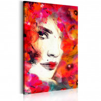 Canvas-taulu Artgeist Woman in Poppies, eri kokoja