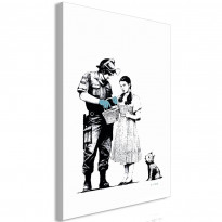 Canvas-taulu Artgeist Dorothy and Policeman, 1-osainen, pystysuuntainen, eri kokoja