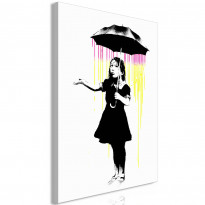 Canvas-taulu Artgeist Girl with Umbrella, 1-osainen, pystysuuntainen, eri kokoja