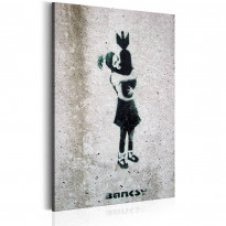 Canvas-taulu Artgeist Bomb Hugger by Banksy, eri kokoja
