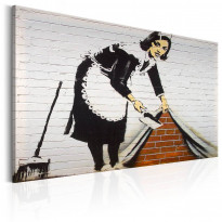 Canvas-taulu Artgeist Maid in London by Banksy, eri kokoja