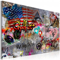 Canvas-taulu Artgeist American Graffiti, eri kokoja