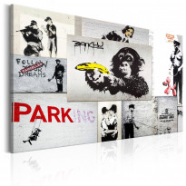 Canvas-taulu Artgeist Banksy: Police Fantasies, eri kokoja