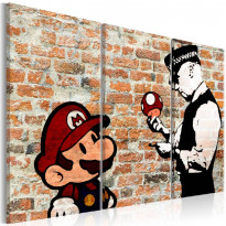 Canvas-taulu Artgeist Caught Mario, eri kokoja