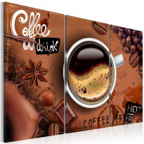 Canvas-taulu Artgeist Cup of hot coffee, eri kokoja