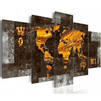 Canvas-taulu Artgeist Hidden Treasure (World Map), eri kokoja