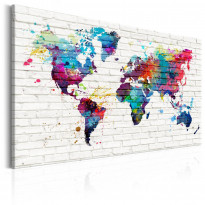 Canvas-taulu Artgeist Modern Style: Walls of the World, eri kokoja