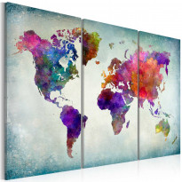 Canvas-taulu Artgeist World in Colors, eri kokoja
