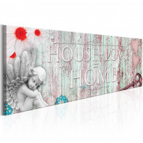 Canvas-taulu Artgeist Home: House + Love, eri kokoja