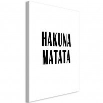 Canvas-taulu Artgeist Hakuna Matata, 1-osainen, pystysuuntainen, eri kokoja