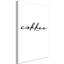 Canvas-taulu Artgeist Coffee Times, 1-osainen, pystysuuntainen, eri kokoja