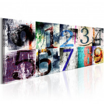 Canvas-taulu Artgeist Colourful Numbers, eri kokoja