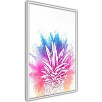 Juliste Artgeist Colourful Pineapple, kehyksillä, eri kokoja