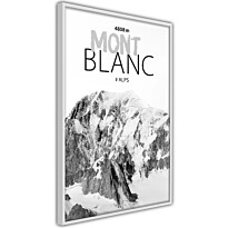 Juliste Artgeist Mont Blanc, kehyksillä, eri kokoja