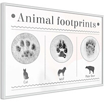 Juliste Artgeist Footprints, kehyskartongilla, kehyksillä, eri kokoja
