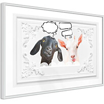 Juliste Artgeist Funny Goats, kehyskartongilla, kehyksillä, eri kokoja