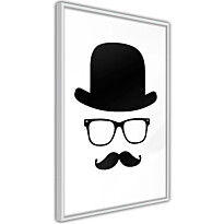 Juliste Artgeist Retro Mustache, kehyskartongilla, kehyksillä, eri kokoja