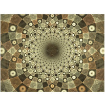 Kuvatapetti Artgeist Brown mosaic, eri kokoja