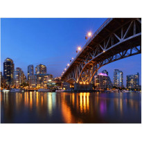 Maisematapetti Artgeist Granville Bridge - Vancouver, Canada, eri kokoja
