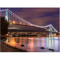 Maisematapetti Artgeist Lions Gate Bridge - Vancouver, Canada, eri kokoja