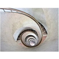 Kuvatapetti Artgeist White spiral stairs, eri kokoja