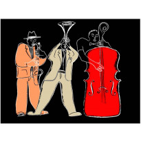 Kuvatapetti Artgeist Musical instruments: jazz, eri kokoja
