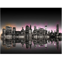 Maisematapetti Artgeist Colorful glow over NYC, eri kokoja
