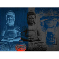 Kuvatapetti Artgeist Kolme Buddhaa, eri kokoja