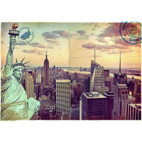 Maisematapetti Artgeist Postcard from New York, eri kokoja