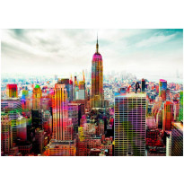 Maisematapetti Artgeist Colors of New York City, eri kokoja