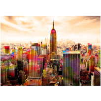 Maisematapetti Artgeist Colors of New York City III, eri kokoja