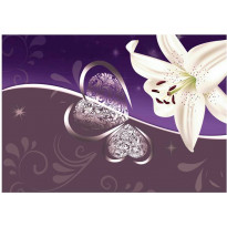 Kuvatapetti Artgeist Lily in shades of violet, eri kokoja